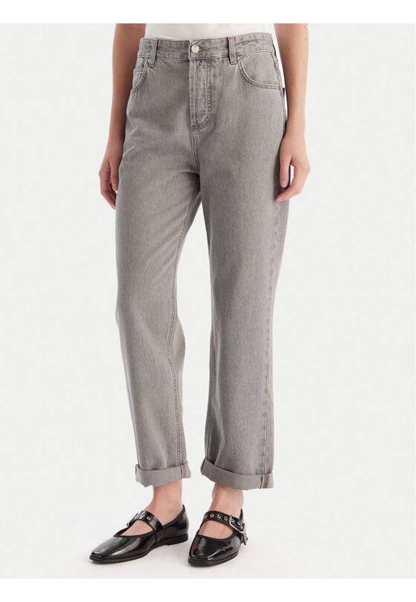 Marella Jeansy Tomboy 2523186074 Szary Loose Fit. Kolor: szary