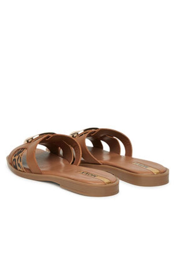 MEXX Klapki MX/024C-EST Brązowy. Kolor: brązowy. Materiał: skóra