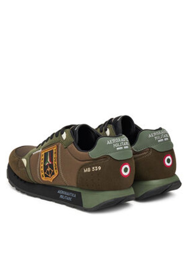 Aeronautica Militare Sneakersy 252SC0292UCT03331 Zielony. Kolor: zielony. Materiał: materiał