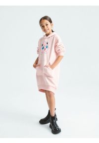 Reserved - Dzianinowa sukienka Pokémon - pastelowy róż. Kolor: różowy. Materiał: dzianina #1