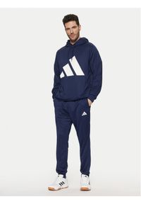 Adidas - adidas Dres Sportswear Big Logo JC5389 Granatowy Regular Fit. Kolor: niebieski. Materiał: syntetyk