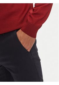 BOSS - Boss Chinosy 50518468 Granatowy Slim Fit. Kolor: niebieski. Materiał: bawełna