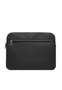 BOSS Etui na laptopa 50558167 Czarny. Kolor: czarny. Materiał: skóra #3