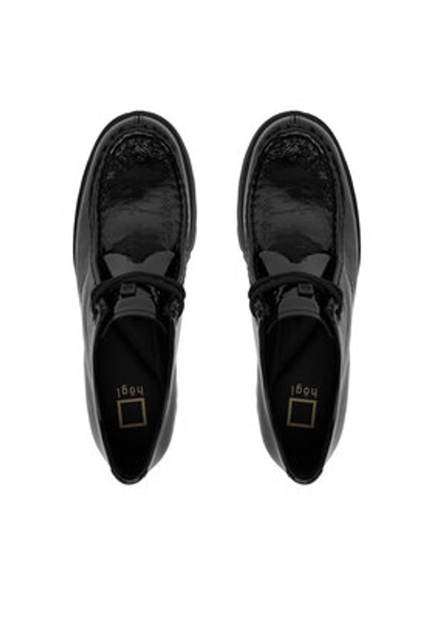 HÖGL Półbuty 0-102415-01000 Czarny. Kolor: czarny. Materiał: skóra, lakier