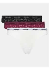 Calvin Klein Underwear Komplet 3 par fig klasycznych 000QD5069E Kolorowy. Materiał: syntetyk. Wzór: kolorowy #1