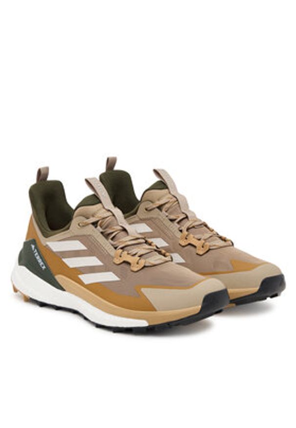 Adidas - adidas Sneakersy Terrex Free Hiker 2.0 Low JQ9904 Brązowy. Kolor: brązowy. Materiał: materiał. Model: Adidas Terrex