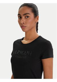 Armani Exchange T-Shirt XW002106 AF10356 UC001 Czarny Slim Fit. Kolor: czarny. Materiał: bawełna #3