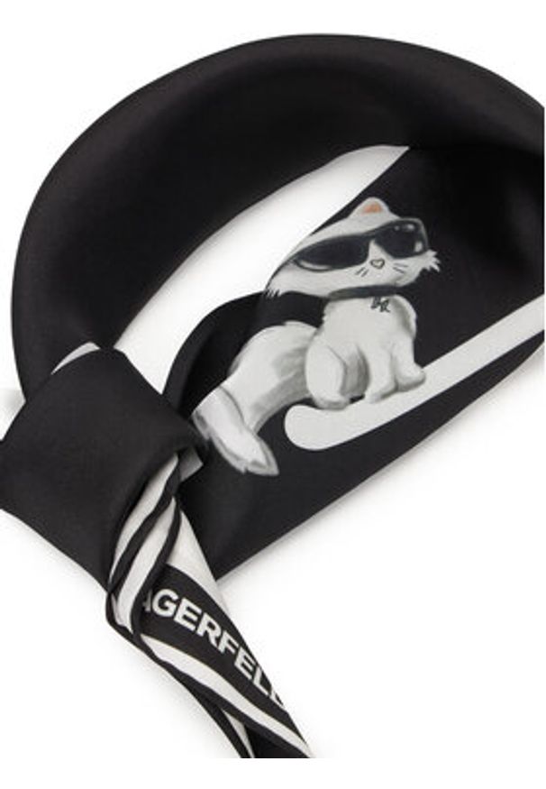 Karl Lagerfeld - KARL LAGERFELD Chusta B1W33083 Czarny. Kolor: czarny. Materiał: jedwab