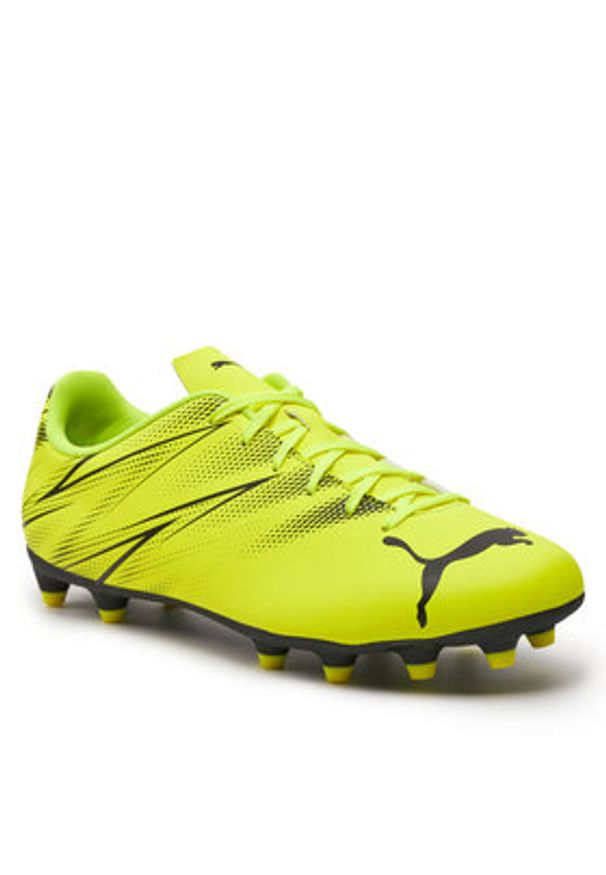 Puma Buty do piłki nożnej Attacanto Fg/Ag 10747707 07 Żółty. Kolor: żółty. Materiał: skóra