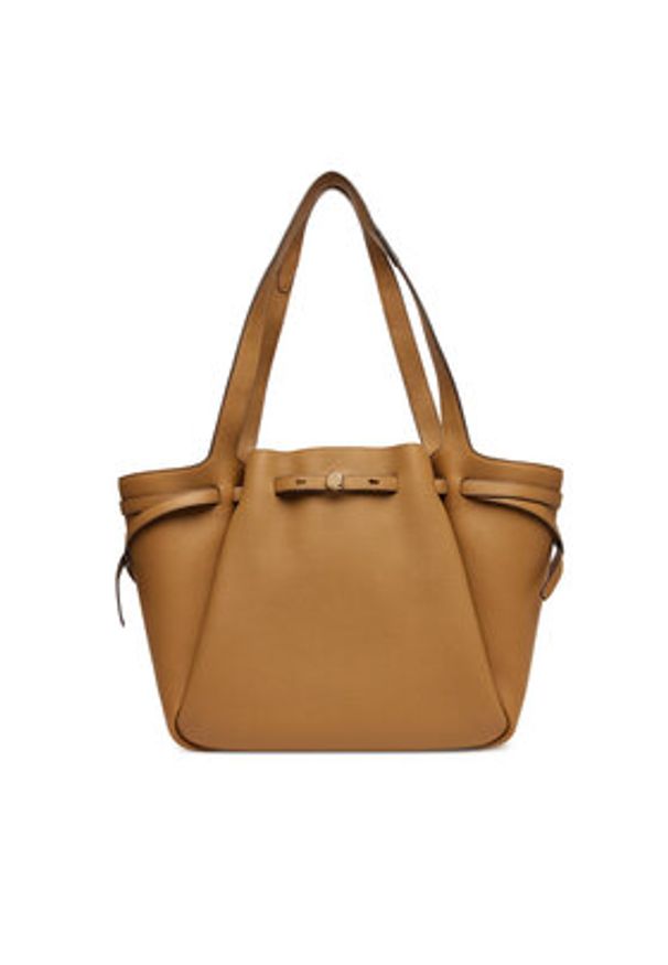 Tory Burch Torebka Romy Tote 163388 Brązowy. Kolor: brązowy. Materiał: skórzane