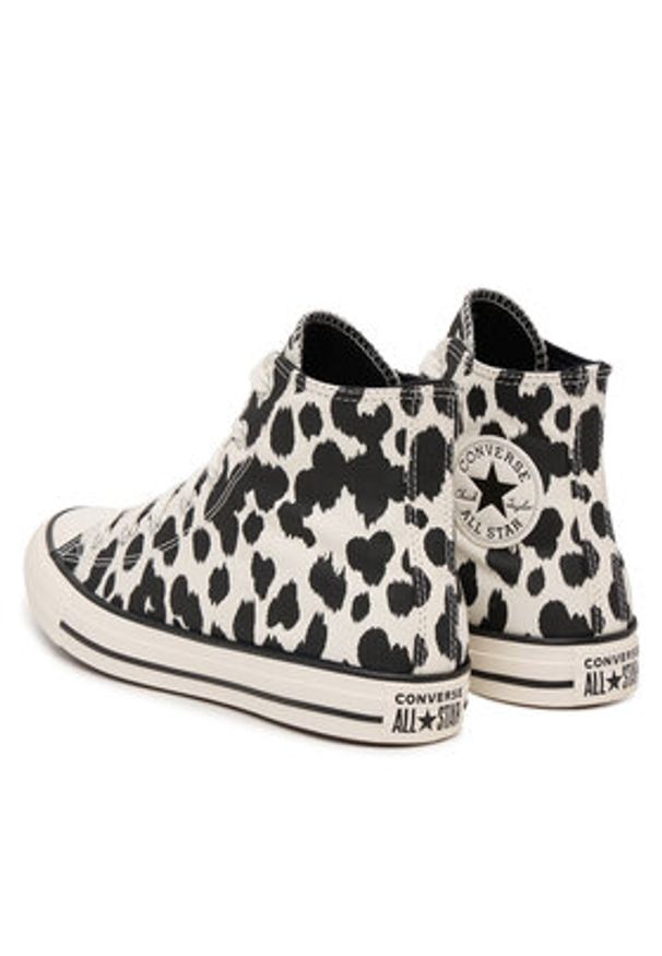 Converse Trampki Chuck Taylor All Star Cow Print A17919C Biały. Kolor: biały. Materiał: materiał. Wzór: nadruk