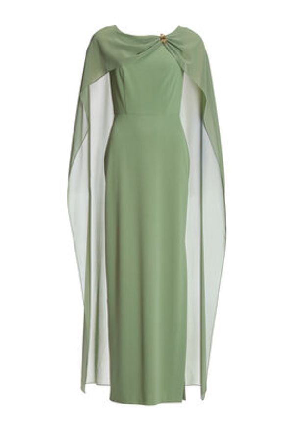 Swing Sukienka wieczorowa 5AK11900 Zielony Regular Fit. Kolor: zielony. Materiał: syntetyk. Styl: wizytowy