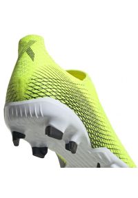 Adidas - Buty piłkarskie adidas X Ghosted.3 Ll Fg M FW6969 żółte wielokolorowe. Okazja: na co dzień. Kolor: wielokolorowy. Materiał: włókno, dzianina. Szerokość cholewki: normalna. Sport: piłka nożna #8