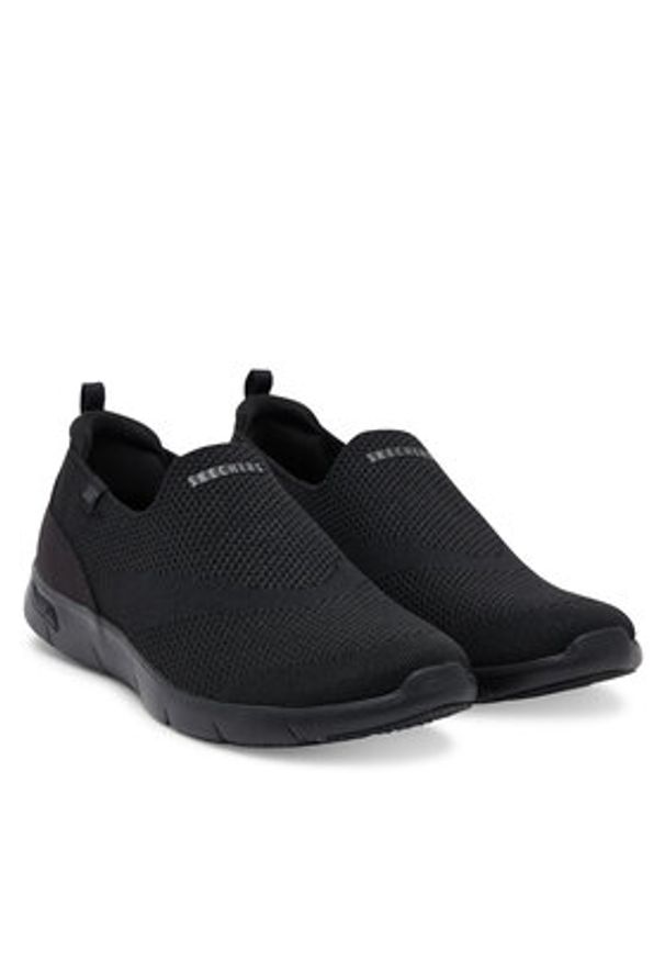 skechers - Skechers Sneakersy Arch Fit Refine-Iris 104545/BBK Czarny. Kolor: czarny. Materiał: materiał