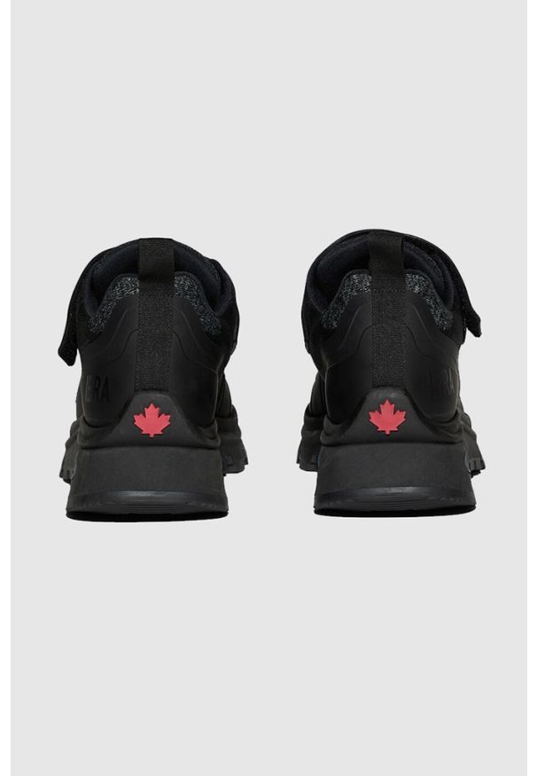 DSQUARED2 Czarne sneakersy męskie runds2 ibra, Rozmiar 46. Kolor: czarny