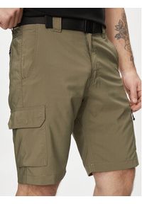 columbia - Columbia Szorty materiałowe Silver Ridge™ Utility Cargo Short 2030744 Khaki Straight Leg. Kolor: brązowy. Materiał: syntetyk