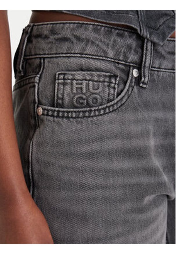 Hugo - HUGO Jeansy Gilissi_5 50559124 Szary Straight Fit. Kolor: szary