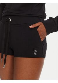 Juicy Couture Szorty sportowe JCWHS125312 Czarny Loose Fit. Kolor: czarny. Materiał: bawełna #5