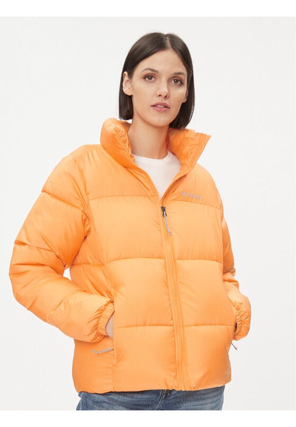 columbia - Columbia Kurtka puchowa Puffect™ Jacket Pomarańczowy Regular Fit. Kolor: pomarańczowy. Materiał: puch, syntetyk