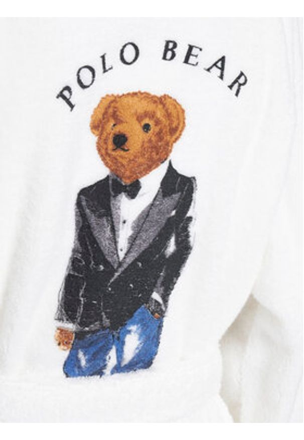 Polo Ralph Lauren Szlafrok 4P0396 Biały. Typ kołnierza: polo. Kolor: biały. Materiał: bawełna