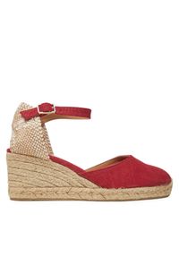 Castañer Espadryle Carol/6/002 021655 Czerwony. Kolor: czerwony. Materiał: materiał
