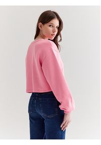 Americanos Bluza Utah Różowy Cropped Fit. Kolor: różowy. Materiał: bawełna #2