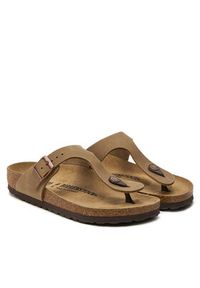Birkenstock Japonki Gizeh Bs 0943813 Brązowy. Kolor: brązowy. Materiał: skóra, nubuk #4