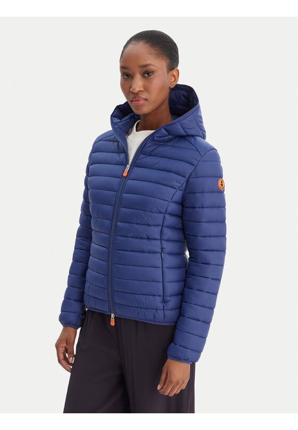 Save The Duck Kurtka przejściowa D33620W GIGA01 Granatowy Regular Fit. Kolor: niebieski. Materiał: syntetyk