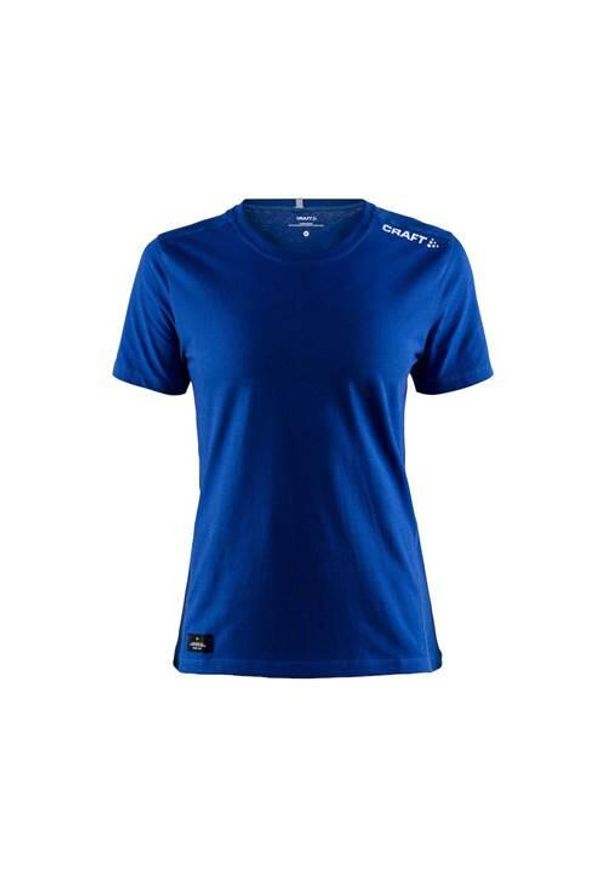 Koszulka sportowa damska Craft Community Mix. Kolor: niebieski. Materiał: poliester. Długość rękawa: krótki rękaw. Długość: krótkie