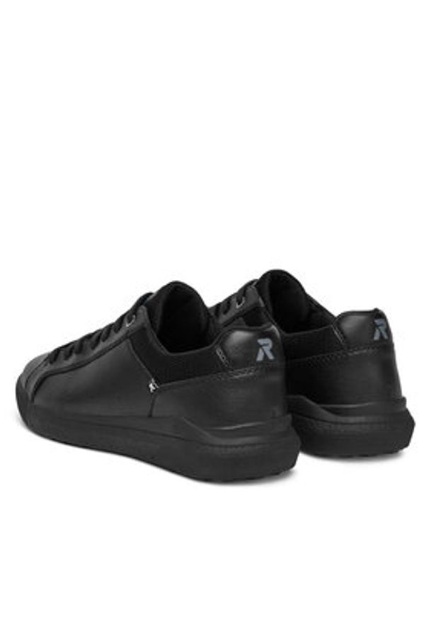 Rieker Revolution Lifestyle Sneakersy U1100-00 Czarny. Kolor: czarny. Materiał: skóra