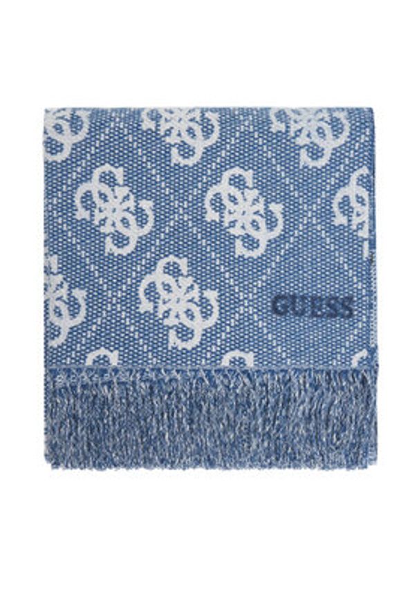 Guess Szalik AM9562POL03 Błękitny. Kolor: niebieski. Materiał: poliester, materiał