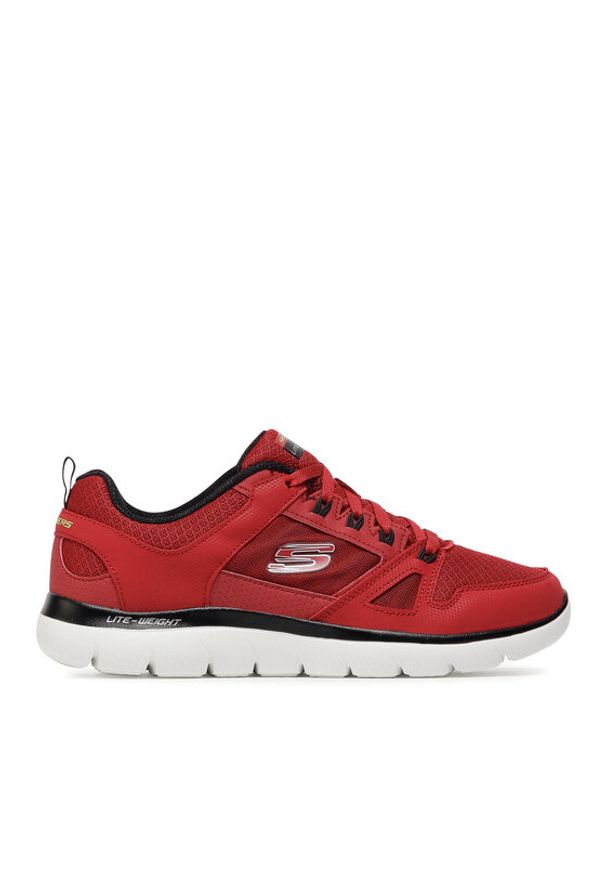 skechers - Skechers Sneakersy New World 232069/RDBK Czerwony. Kolor: czerwony. Materiał: materiał