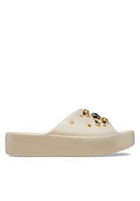 Crocs Klapki Cls Platform Crystal Perls Slide W 208388 Biały. Kolor: biały. Obcas: na platformie #1