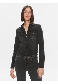 Liu Jo Koszula jeansowa UF3048 D4051 Czarny Regular Fit. Kolor: czarny. Materiał: bawełna #1