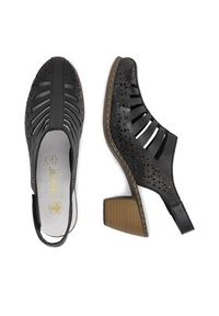 Rieker Sandały CEO-40959-00 Czarny. Kolor: czarny. Materiał: skóra #4