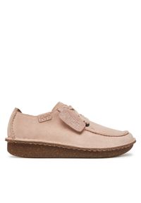 Półbuty Clarks. Kolor: różowy