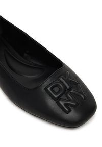 DKNY Baleriny Darianne K2644584 Czarny. Kolor: czarny. Materiał: skóra #5