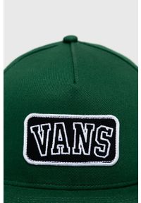 Vans czapka z daszkiem kolor zielony z aplikacją. Kolor: zielony. Wzór: aplikacja #4