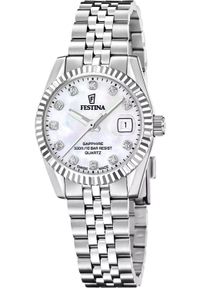 Zegarek Festina Zegarek damski Festina F20087-1 CYRKONIE srebrny. Kolor: srebrny #1