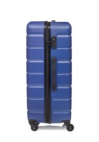 Ochnik - Komplet walizek na kółkach 19''/24''/28''. Kolor: niebieski. Materiał: guma, poliester, materiał, kauczuk #6