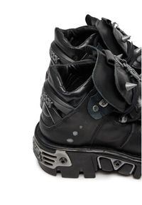 NEW ROCK Sneakersy M-110-S1 Czarny. Kolor: czarny. Materiał: skóra #3