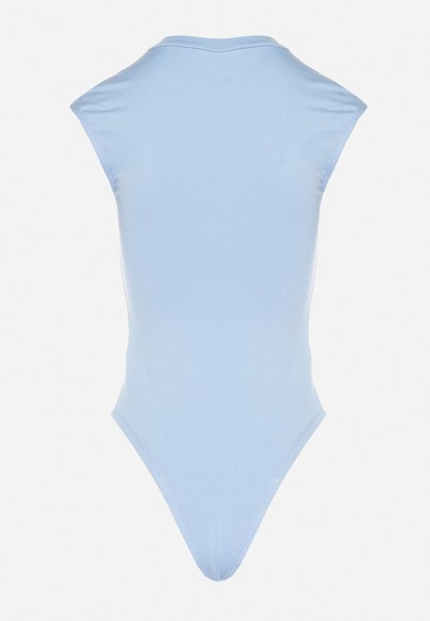 Born2be - Jasnoniebieskie Wiskozowe Body o Dopasowanym Kroju Bez Rękawów Redalira. Okazja: na co dzień. Kolor: niebieski. Materiał: wiskoza. Długość rękawa: bez rękawów. Styl: casual, elegancki, klasyczny