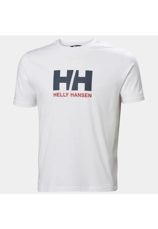 Koszulka z nadrukiem męska Helly Hansen HH Logo T-Shirt 2.0. Kolor: biały. Wzór: nadruk