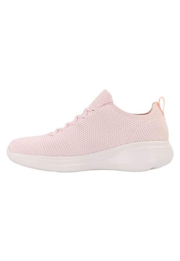 skechers - Buty do biegania damskie Skechers GO Run. Zapięcie: sznurówki. Kolor: różowy. Materiał: materiał. Szerokość cholewki: normalna. Sport: bieganie