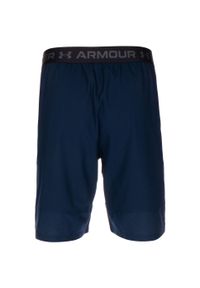 Spodnie treningowe męskie Under Armour 1370382012. Kolor: niebieski, wielokolorowy, czarny. Długość: krótkie