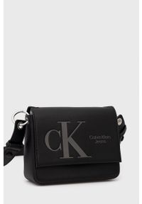 Calvin Klein Jeans torebka K60K609314.PPYY kolor czarny. Kolor: czarny. Rodzaj torebki: na ramię #4