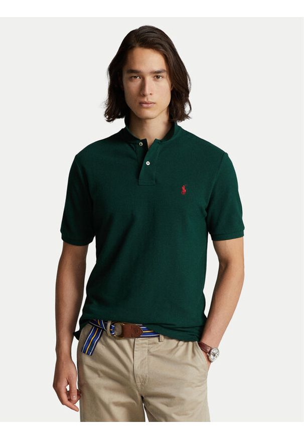 Polo Ralph Lauren Polo Core Replen 710782592 Zielony Custom Slim Fit. Typ kołnierza: polo. Kolor: zielony. Materiał: bawełna