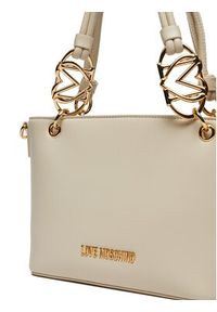 Love Moschino - LOVE MOSCHINO Torebka JC4052PP1MLF0110 Écru. Materiał: skórzane