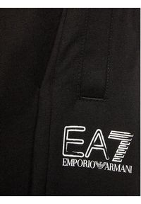 EA7 Emporio Armani Spodnie dresowe 3RBP57 BJ05Z 1200 Czarny Regular Fit. Kolor: czarny. Materiał: bawełna #2