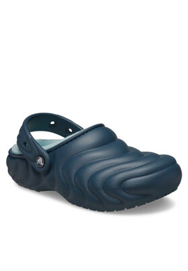 Crocs Klapki Classic Lined Overpuff Clog 210059 Niebieski. Kolor: niebieski